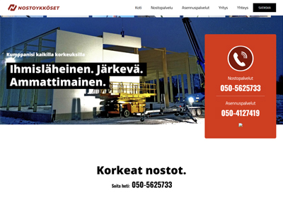 Webbsida Hemsida Google vänlig Optimerad Pris Webbdesign Nostoykköset